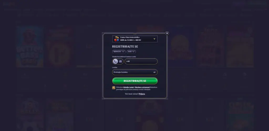Kako pristupiti platformi - Lolajack Casino Login